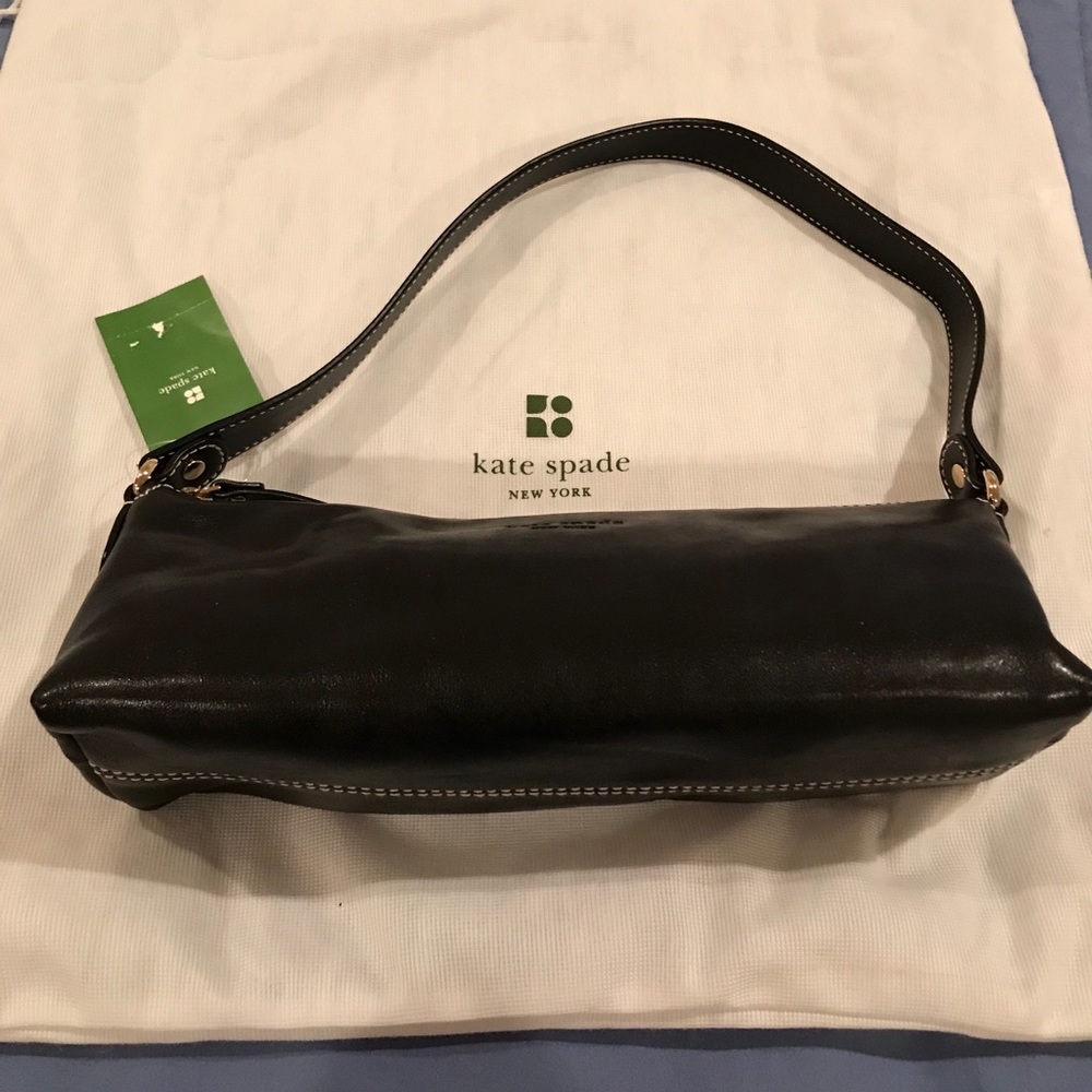 NWT Kate Spade Hudson Street Black Leather Bag - Picture 3 of 3